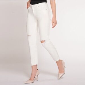 Dex Nixon Boyfriend Jeans White 25 NEW